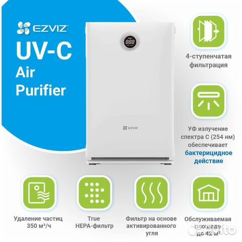 Ультрафиолетовый очиститель воздуха ezviz