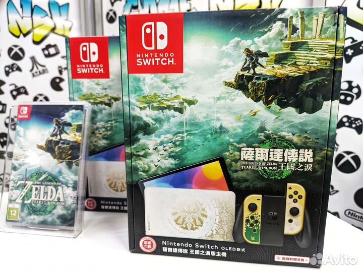 Nintendo Switch Oled 64Gb Zelda Tears Kingdom NEW