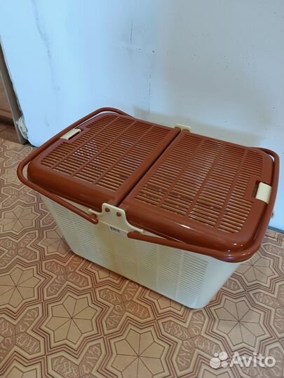 Переноска для кошек пластиковая