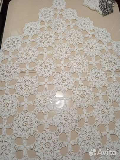 Салфетка, скатерть х/б старинная