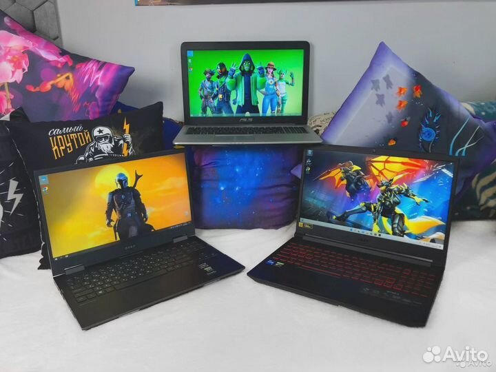 Мощные игровые ноутбуки в наличии Geforce GTX/RTX
