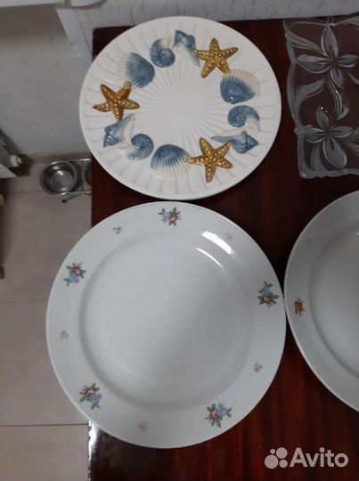 Тарелки, блюда большие и декоративные