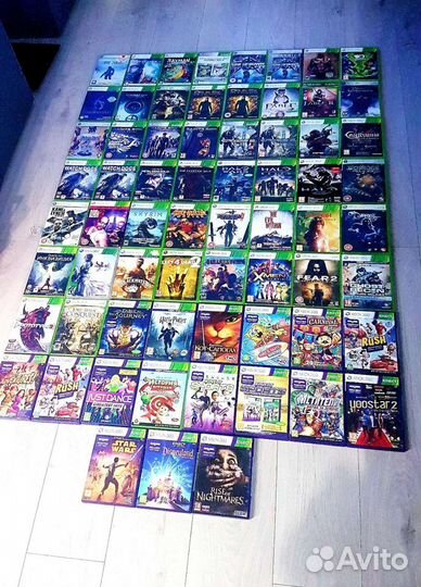 Xbox 360 игры (дисков на много больше чем на фото)