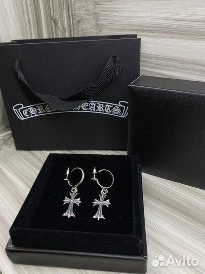 Серьги Chrome Hearts