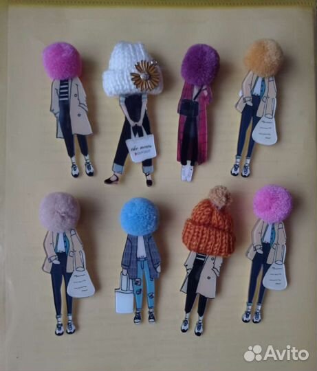 Брошь Модница. Новая