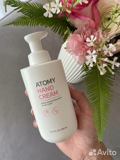 Крем для рук с дозатором Атоми