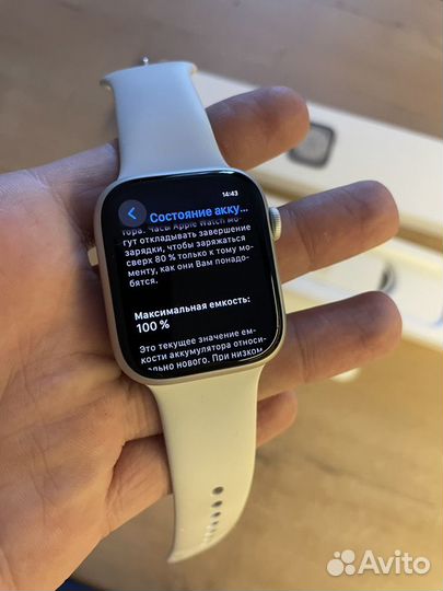 Apple watch series 8 45mm на гарантии