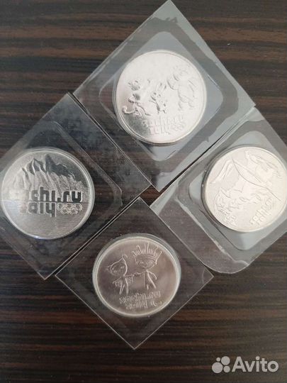 Монеты олимпиада в сочи 2014продам