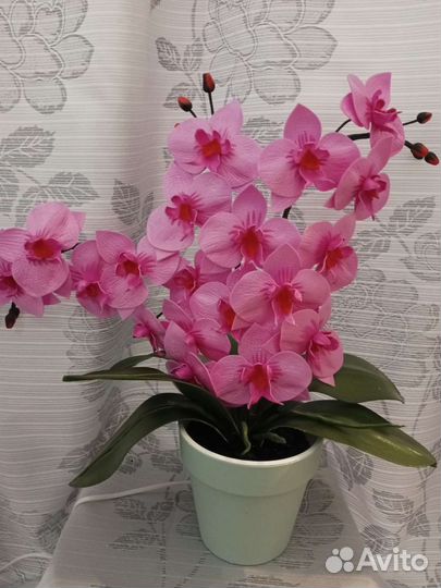 Светильник орхидея ручной работы