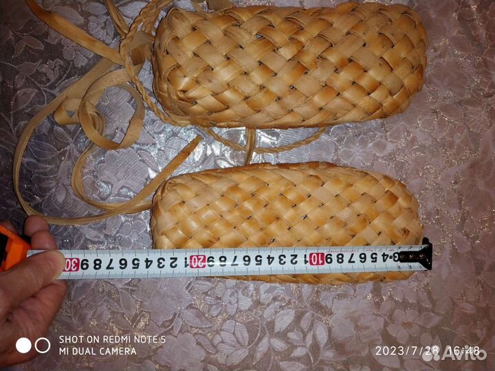 Лапти из лыка