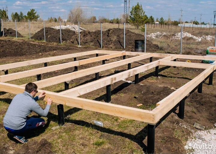 Сваи винтовые 76/3000 с установкой