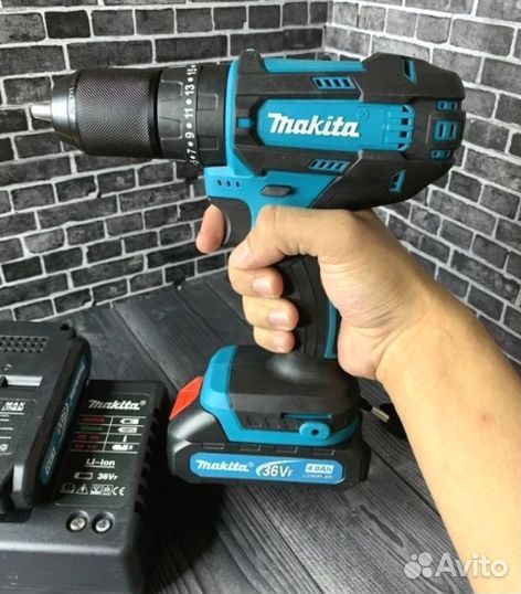 Аккумуляторный шуруповерт Makita 36v