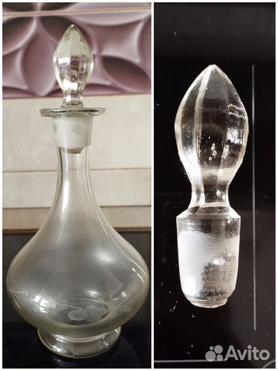 Посуда СССР, хрусталь и стекло, см.описание и фото