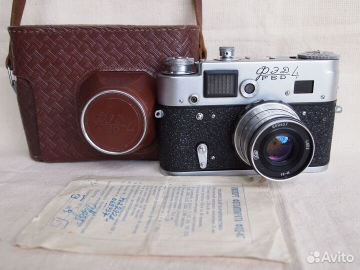Пленочный фотоаппарат фэд 4 1964 года выпуска