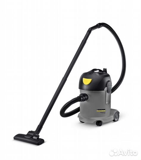 Новый Пылесос karcher T 14/1, серый/желтый