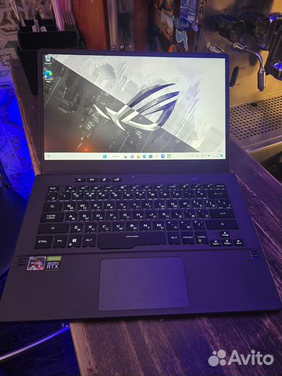 Игровой asus ROG zephyrus (RTX3050/16/512/Ryzen 7)