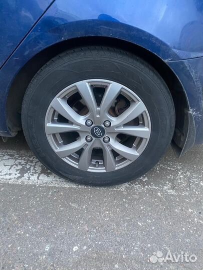 Колеса на kia rio летняя резина с дисками