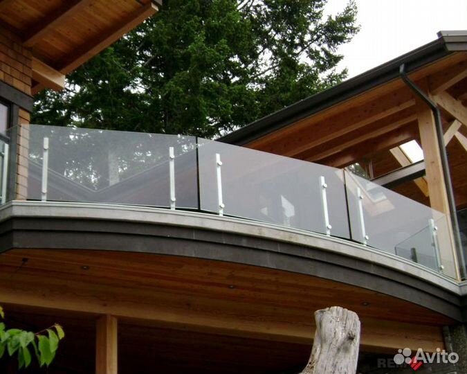 Стеклянные ограждения для веранд