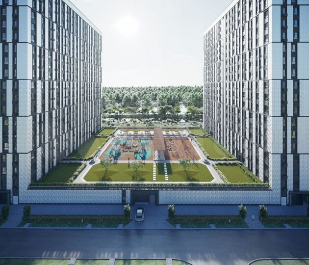 1-к. квартира, 61,6 м², 16/19 эт.