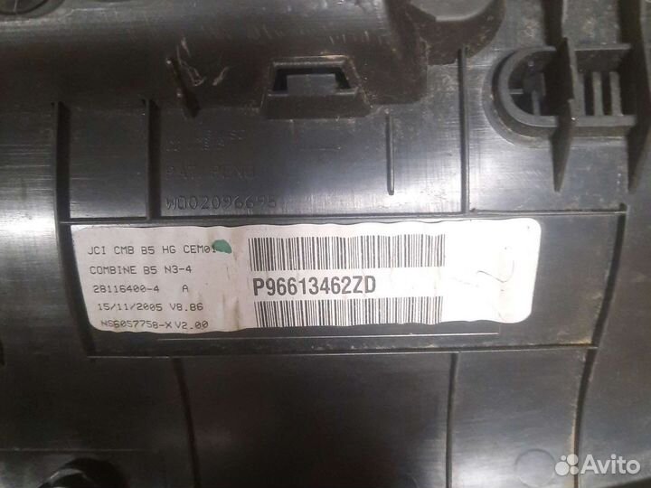 Щиток приборов citroen c4