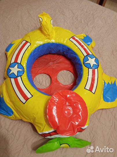 Надувной круг машинка, надувной жилет