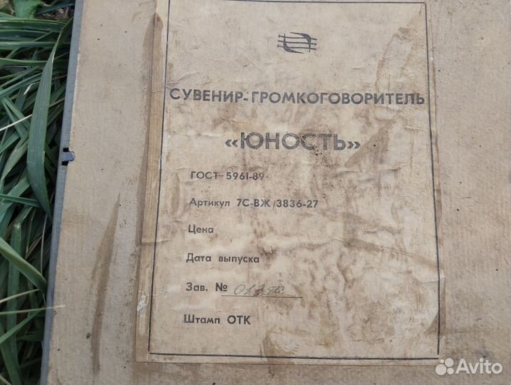 Громкоговоритель юность