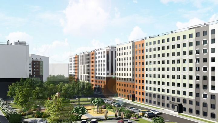 3-к. квартира, 62 м², 1/10 эт.