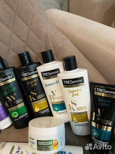 Шампунь,бальзам,маска Dove+бумага zewa(2шт)