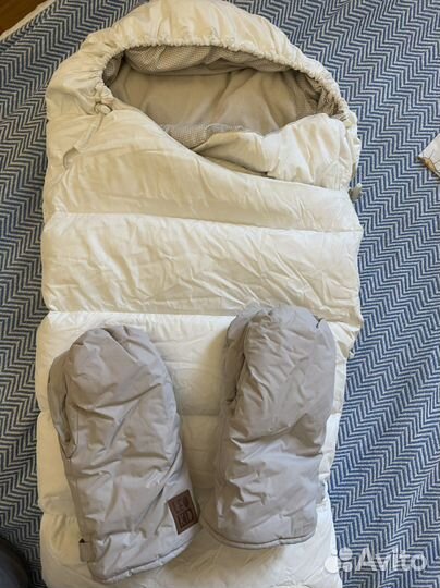 Пуховый конверт stokke варежки leokid