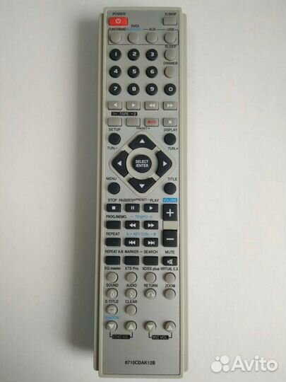 Пульт LG 6710cdak12b для домашнего кинотеатра