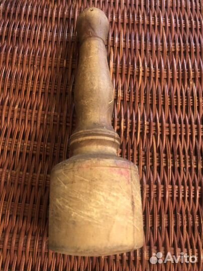 Толкушка деревянная старинная