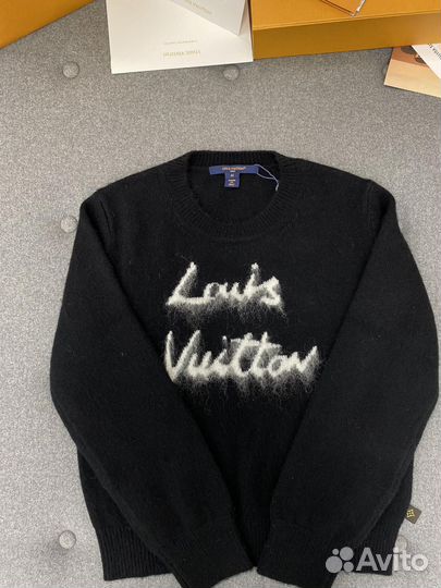Черный женский свитер Louis Vuitton