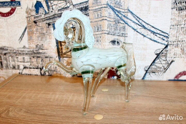 Фигурка, цветное стекло СССР