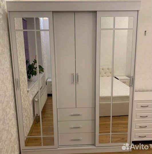 Шкаф-купе Лорд Белый 170х220х60