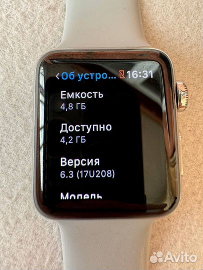 Часы Apple watch 2 38 mm stainless steel оригинал