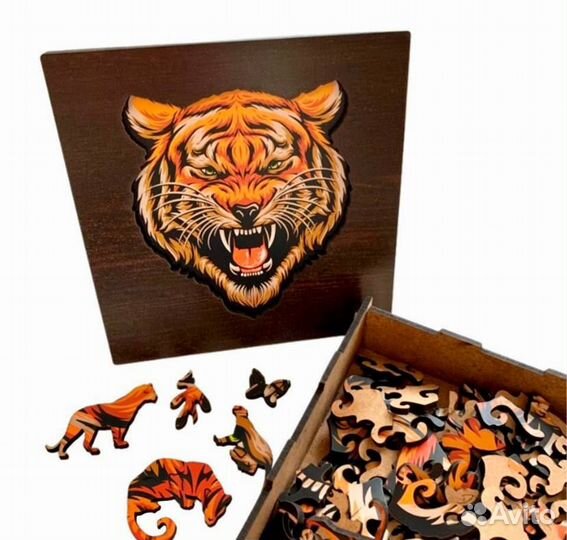 Деревянные пазлы 3D