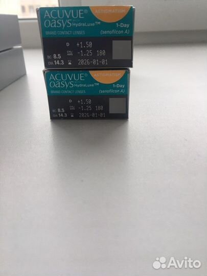 Линзы acuvue oasis, 1-DAY, 30 штук