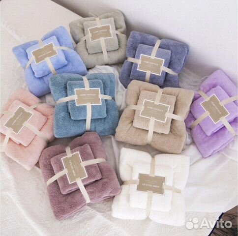 Набор полотенец Микрофибра, 35x75, 70x140 см