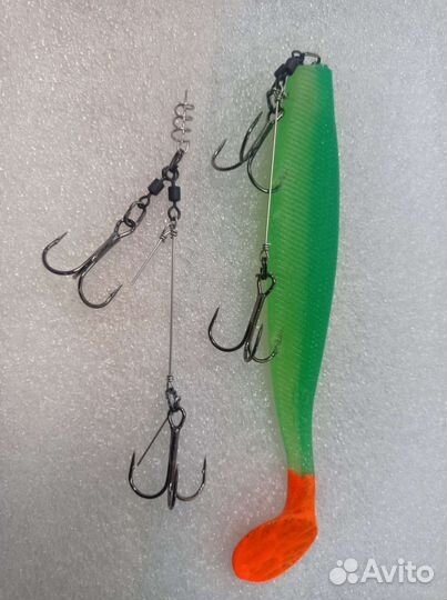 Стингер для оснащения крупных силиконовых приманок