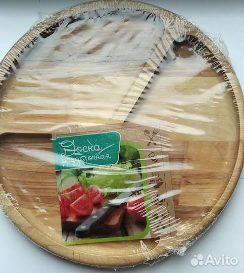 Доска разделочная-менажница 25см дерево (дефект)