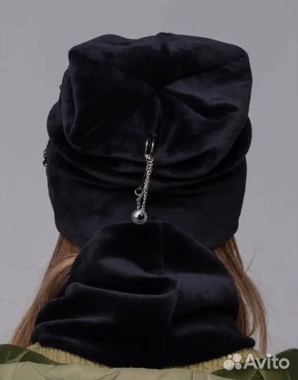 Комплект шапка+снуд в трех расцветках