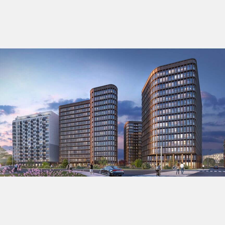 Апартаменты-студия, 34,7 м², 5/15 эт.