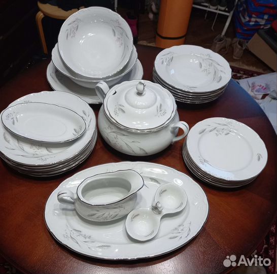 Столовый сервиз на 6 персон, новый, Богемия