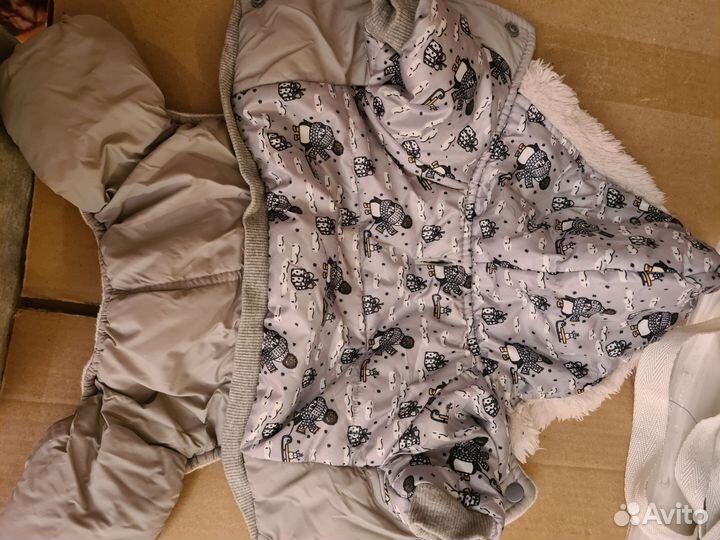 Зимний комбинезон для собаки, М