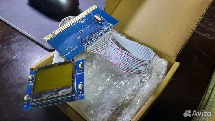 Post-card с дисплеем для диагностики компьютеров