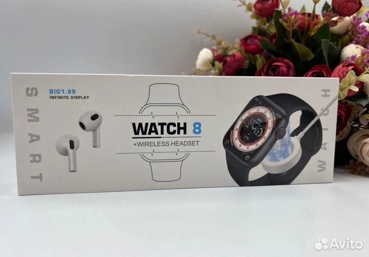 Набор Apple watch 8 + Airpods 3