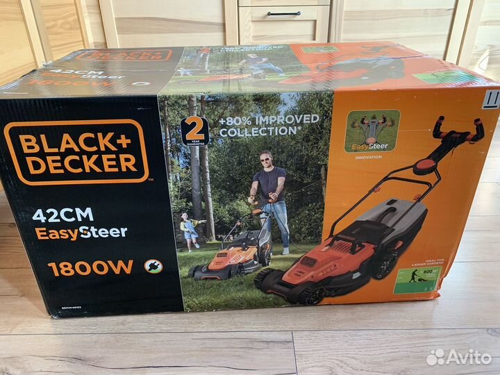 Газонокосилка электрическая Black decker+