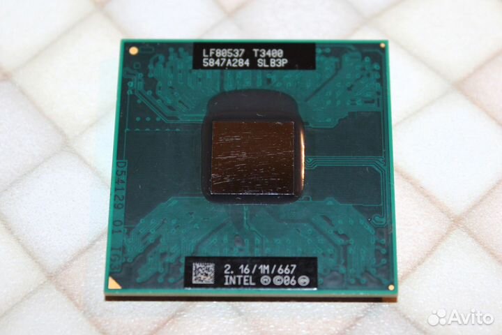 Процессоры Intel T3400, T3000, M 560 для ноутбуков