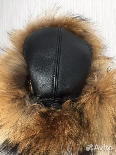 Шапка ушанка натуральный мех