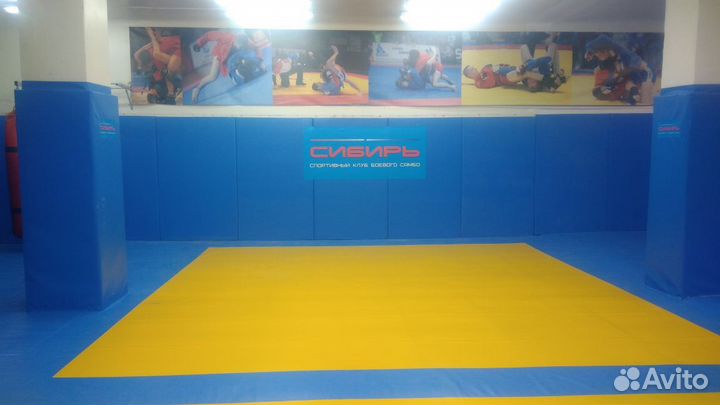 Покрытие для борцовского ковра 12*12м одноцветное